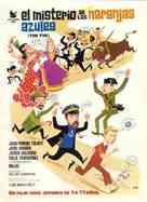 Tintin et les oranges bleues - Spanish Movie Poster (xs thumbnail)