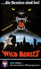 Wild beasts - Belve feroci - German VHS movie cover (xs thumbnail)