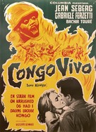 Congo vivo - Danish Movie Poster (xs thumbnail)