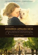 The Zookeeper&#039;s Wife - Latvian Movie Poster (xs thumbnail)