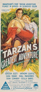 Tarzan&#039;s Greatest Adventure - Australian Movie Poster (xs thumbnail)