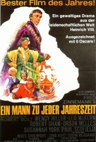 A Man for All Seasons - German Movie Poster (xs thumbnail)
