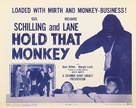 Hold That Monkey - Movie Poster (xs thumbnail)