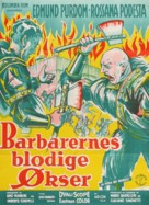 La furia dei barbari - Danish Movie Poster (xs thumbnail)