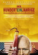 Hundraett&aring;ringen som smet fr&aring;n notan och f&ouml;rsvann - German Movie Poster (xs thumbnail)