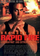 Rapid Fire - German Movie Poster (xs thumbnail)