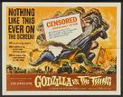 Mosura tai Gojira - British Movie Poster (xs thumbnail)