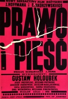 Prawo i piesc - Polish Movie Poster (xs thumbnail)