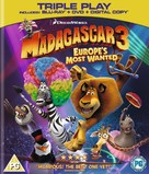 Madagascar 3: Europe&#039;s Most Wanted - British Blu-Ray movie cover (xs thumbnail)