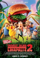 Cloudy with a Chance of Meatballs 2 - Estonian Movie Poster (xs thumbnail)