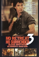 No Retreat, No Surrender 3: Blood Brothers - Polish Movie Cover (xs thumbnail)