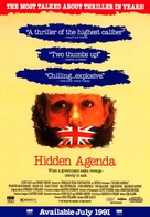 Hidden Agenda - Video release movie poster (xs thumbnail)