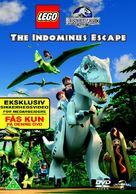&quot;Lego Jurassic World: The Indominus Escape&quot; - Danish DVD movie cover (xs thumbnail)
