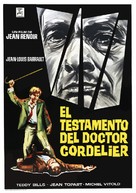 Le testament du Docteur Cordelier - Spanish Movie Poster (xs thumbnail)