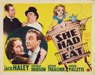 She Had to Eat - Movie Poster (xs thumbnail)