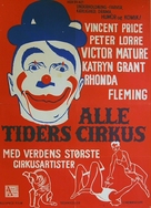 The Big Circus - Danish Movie Poster (xs thumbnail)