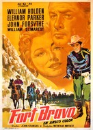 Escape from Fort Bravo - Spanish Movie Poster (xs thumbnail)