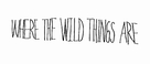 Where the Wild Things Are - Logo (xs thumbnail)