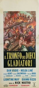 Trionfo dei dieci gladiatori, Il - Italian Movie Poster (xs thumbnail)