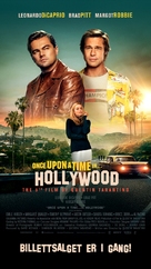 Once Upon a Time in Hollywood - Danish Movie Poster (xs thumbnail)