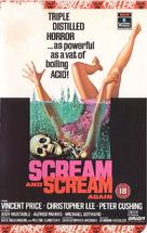 Scream and Scream Again - British VHS movie cover (xs thumbnail)