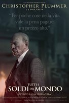 All the Money in the World - Italian Movie Poster (xs thumbnail)