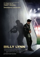 Billy Lynn&#039;s Long Halftime Walk - Spanish Movie Poster (xs thumbnail)
