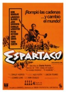 Spartacus - Spanish Movie Poster (xs thumbnail)