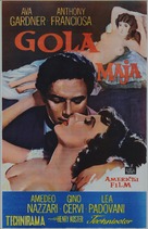 The Naked Maja - Yugoslav Movie Poster (xs thumbnail)