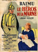 Le h&eacute;ros de la Marne - French Movie Poster (xs thumbnail)