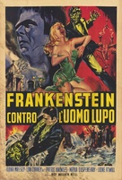 Frankenstein Meets the Wolf Man - Italian Movie Poster (xs thumbnail)