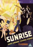 Sunrise: A Song of Two Humans - British DVD movie cover (xs thumbnail)