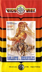 Goliath e la schiava ribelle - German VHS movie cover (xs thumbnail)