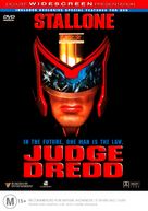 Judge Dredd - Australian DVD movie cover (xs thumbnail)