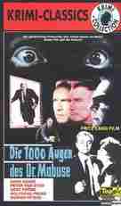 Die 1000 Augen des Dr. Mabuse - German Movie Cover (xs thumbnail)