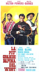 Pi&ugrave; grande rapina del west, La - Italian Movie Poster (xs thumbnail)