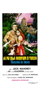 Tarzan Goes to India - Italian Movie Poster (xs thumbnail)