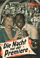 Die Nacht vor der Premiere - German poster (xs thumbnail)