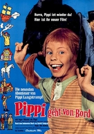 H&auml;r kommer Pippi L&aring;ngstrump - German Movie Poster (xs thumbnail)
