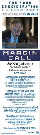 Margin Call - For your consideration movie poster (xs thumbnail)