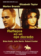 Reflections in a Golden Eye - Spanish Movie Poster (xs thumbnail)
