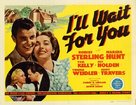 I'll Wait for You - Movie Poster (xs thumbnail)