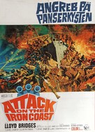 Attack on the Iron Coast - Danish Movie Poster (xs thumbnail)