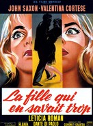 La ragazza che sapeva troppo - French Movie Poster (xs thumbnail)