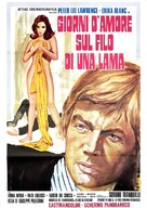 Giorni d&#039;amore sul filo di una lama - Italian Movie Poster (xs thumbnail)