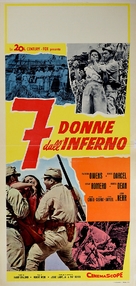 The Seven Women from Hell - Italian Movie Poster (xs thumbnail)
