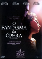 The Phantom Of The Opera - Brazilian DVD movie cover (xs thumbnail)