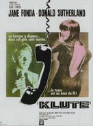 Klute - French Movie Poster (xs thumbnail)