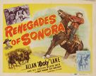 Renegades of Sonora - Movie Poster (xs thumbnail)