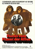 Escape from the Planet of the Apes - German Movie Poster (xs thumbnail)